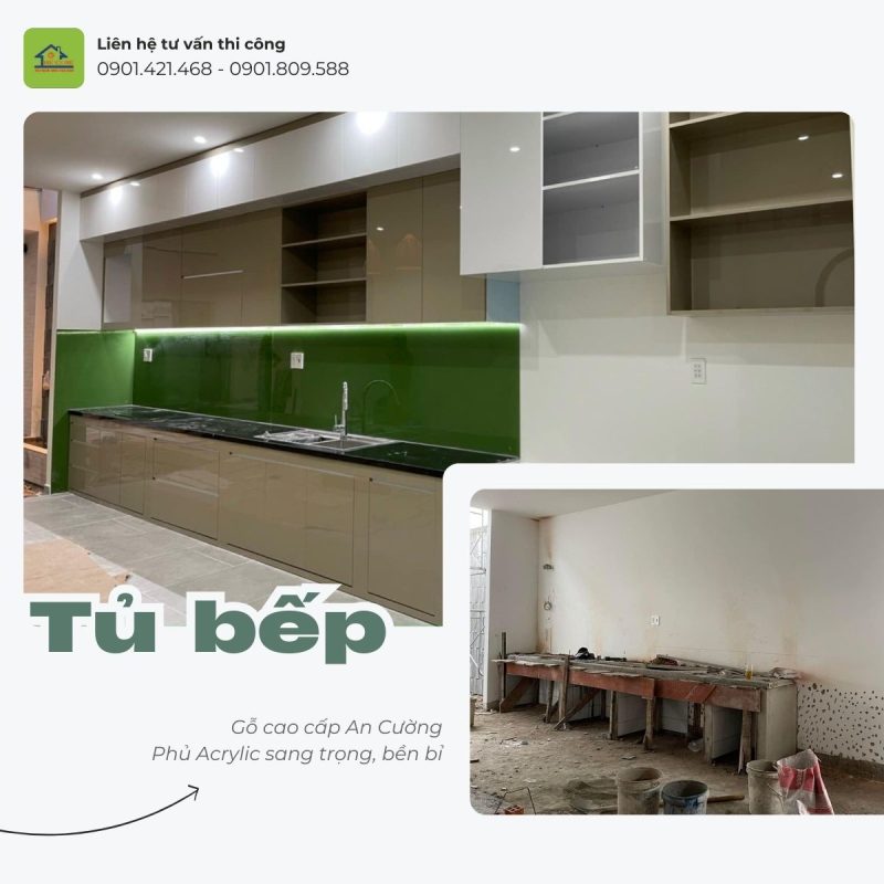 tủ bếp nhà anh hùng quận 10